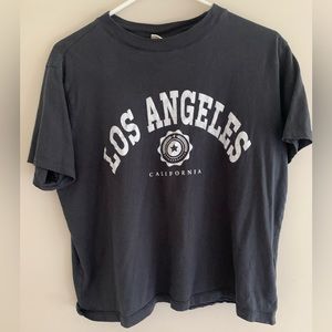 H&M navy blue Las Angeles T-shirt
